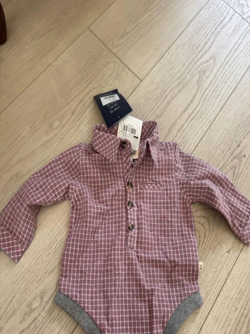 Baby Boy Onesies Long Sleeve Collared ME + HENRY Size 3-6 Month NWT